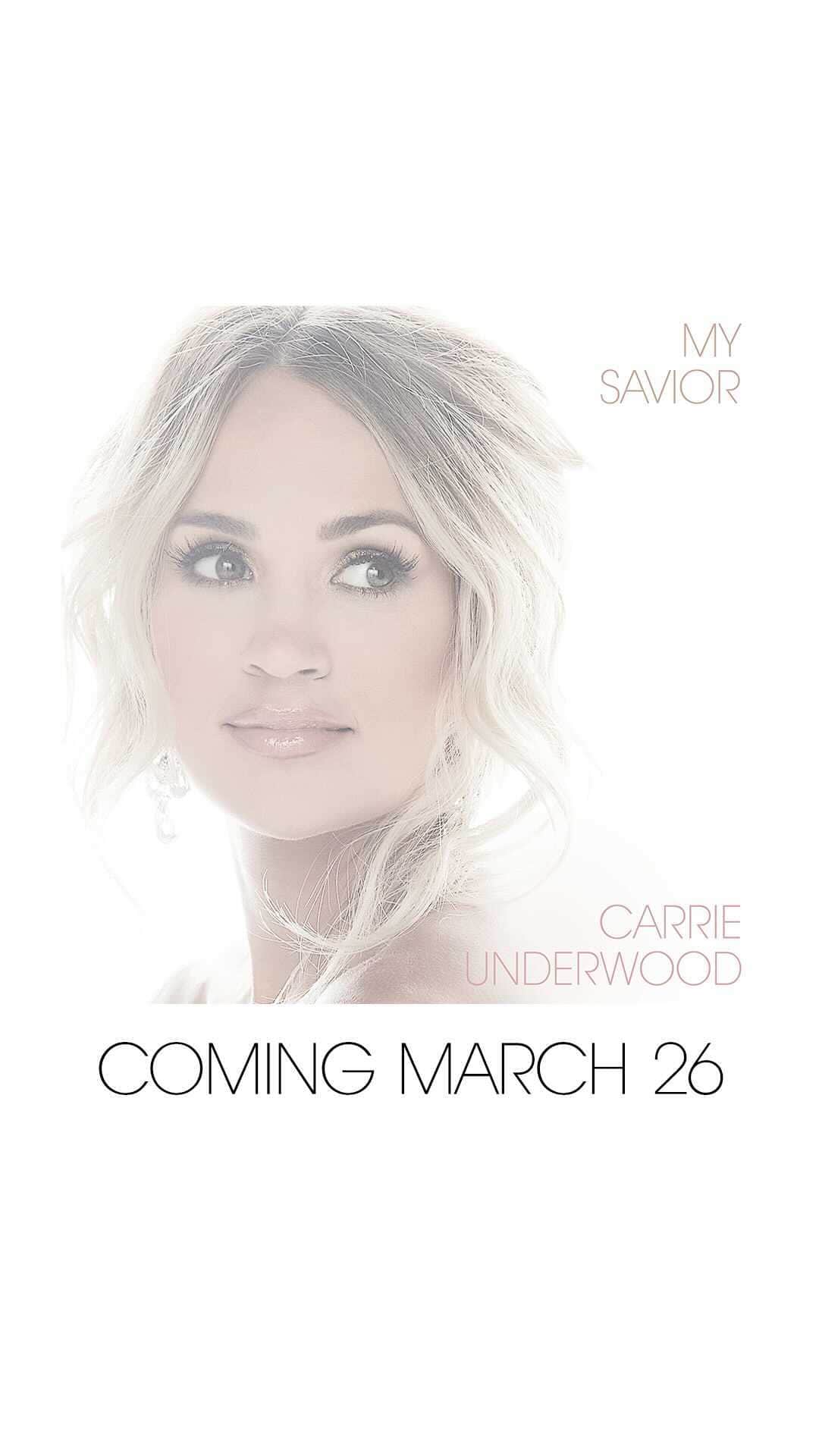 キャリー・アンダーウッドのインスタグラム：「For as long as I can remember I have wanted to record an album of my favorite gospel hymns, and after #MyGift felt like the perfect time to make it happen. It’s called #MySavior and it will be here March 26, just in time for Easter! ✨🙏 *Link in bio」