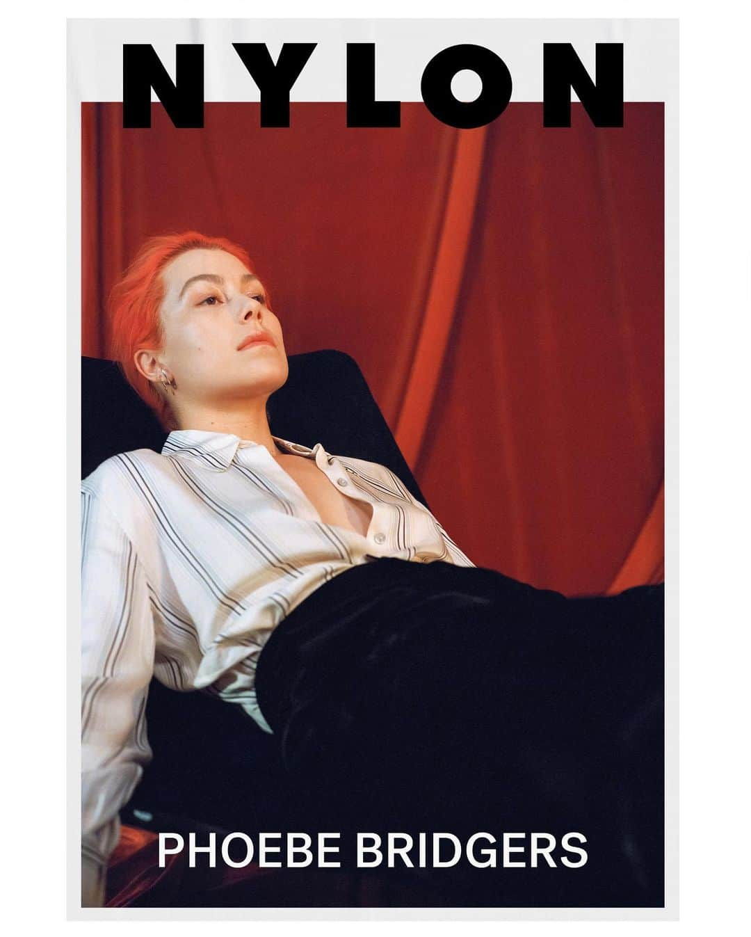 Nylon Magazineさんのインスタグラム写真 - (Nylon MagazineInstagram)「Introducing NYLON’s January 2021 cover star, #PhoebeBridgers ✨ In her cover story, the musician talks her #Grammy nominations, trolling the internet, and more. Link in bio for the full interview with @mccarthylauren. 🧡 @_fake_nudes_⁠⠀ ⁠⠀ Photographer: @paleyfairman⁠⠀ Stylist: @kattypaldos⁠⠀ Hair & Makeup: @nicolewittman⁠⠀ Manicurist: @naokosaita⁠⠀ Set Designer: @robjobdaddy⁠⠀ Bookings: @specialprojectsmedia⁠⠀ Videographer: @samrmiron⁠⠀ VP Of Fashion: @tiffanyreid⁠⠀ VP Of Creative: @karen.hibbert」1月19日 23時06分 - nylonmag