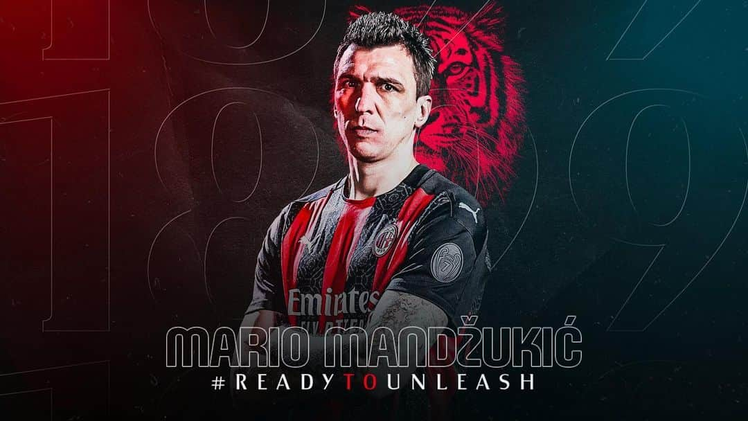 マリオ・マンジュキッチのインスタグラム：「Ringrazio di cuore la dirigenza del @acmilan per l'opportunità di entrare a far parte di questo fantastico club. Sarà un onore indossare questa maglia piena di storia e combattere per i #rossoneri 🔴⚫️ Posso solo promettere di fare del mio meglio in ogni partita e di aiutare la squadra in ogni maniera 💪🏻. Sono sicuro che insieme possiamo realizzare il sogno di ogni fan del @acmilan - e ce ne sono molti in Croazia 😉 🇮🇹🇭🇷 Pronto a combattere! 👊🏻  I am thankful to the @acmilan leadership for the opportunity to join this great club - it will be a real honor to wear this iconic jersey and fight for the #rossoneri 🔴⚫ I can only promise to give my best effort in every game and try to help the team in any way that I can 💪🏼 Together, I am sure that we can accomplish the dreams of every @acmilan fan - and there are many of those in Croatia 😉🇮🇹🇭🇷 Ready to battle! 👊🏻 #ReadyToUnleash #SempreMilan #stepbystep #neverstop #mm9🌪」