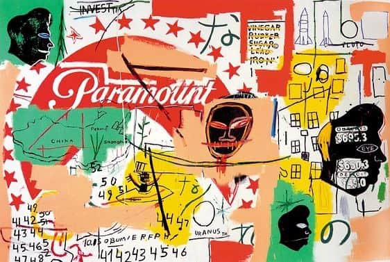 オーレリービダマンのインスタグラム：「Paramount by Jean-Michel Basquiat and Andy Warhol #inspiration #aureliebidermann」