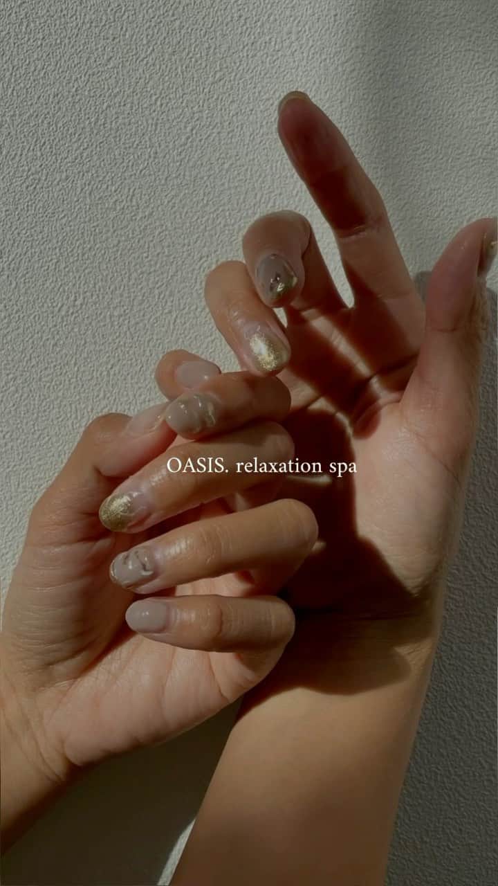 のインスタグラム：「・ ・ @oasis.relaxationspa 2月のおすすめネイル💅 ニュアンスネイルがやっぱりかわいー🥺💓 是非是非ネイルのご予約もお待ちしております❤︎ 今週は金、日でしたらネイルのご予約可能です。  nail… @yukino.hrk   ・ ・ #マツエク#ネイル#nail#エクステ#まつ毛#New #newopen#太田#リラクゼーション#リラクゼーションサロン#リラクゼーションマッサージ#マッサージ#relaxation#spa#スパ#癒し#ネイルサロン#ネイルデザイン#オシャレ#サロン#interior#インテリア#吹き抜け#salon#OASIS#OASISrelaxationspa#Style#美容#美容」