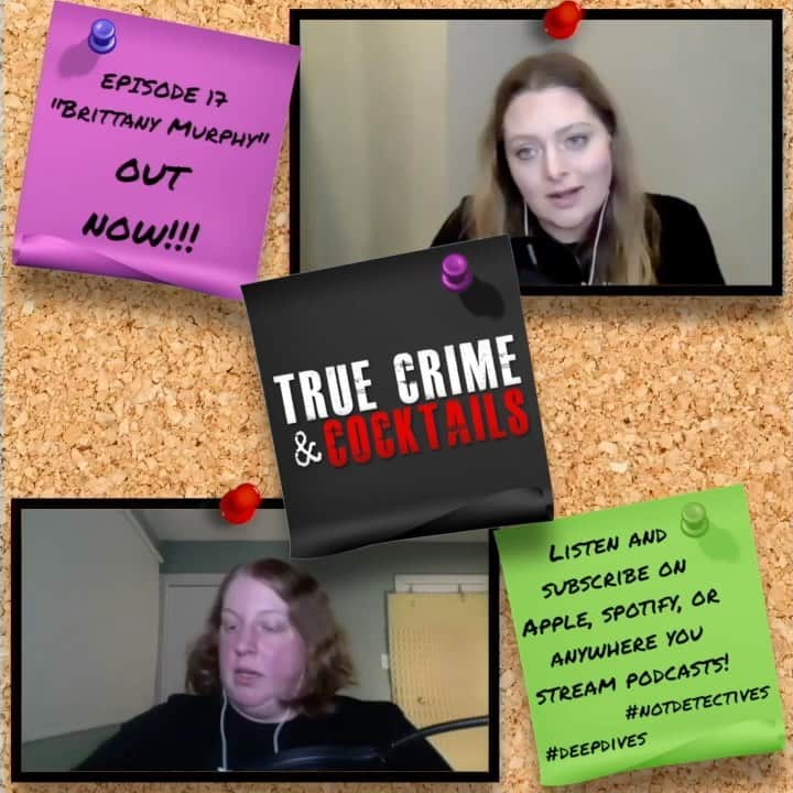 ローレン・アッシュのインスタグラム：「Season 2 of @truecrimeandcocktails has arrived! Episode 17: Brittany Murphy is OUT NOW!!! There was SO much info that it’s our longest episode yet!! And yours truly may have gotten involved in the research! Whaaaaaat?! Streaming now, everywhere! 🔎🍸  #truecrimeandcocktails #truecrime #truecrimepodcast #truecrimecommunity #truecrimeaddict #truecrimejunkie #truecrimeobsessed #murderino #mystery #brittanymurphy #suspicious #podcast #podcastersofinstagram #podernfamily #ladypodsquad #season2 #newepisode #outnow #truecrimetuesday  #castle」