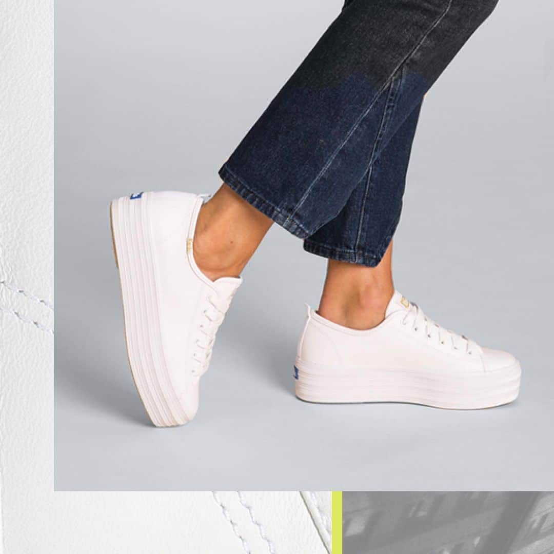 Kedsのインスタグラム：「Get to know the Triple Up:  Height: 1.5”  Feels like: Having your cake and eating it too  Ideal for: Keeping long skirts from dragging on the ground, unclear dress codes, confidence boosts  Known for: Being a compliment magnet  “So many compliments on these whenever I wear them!” –Love from MN」