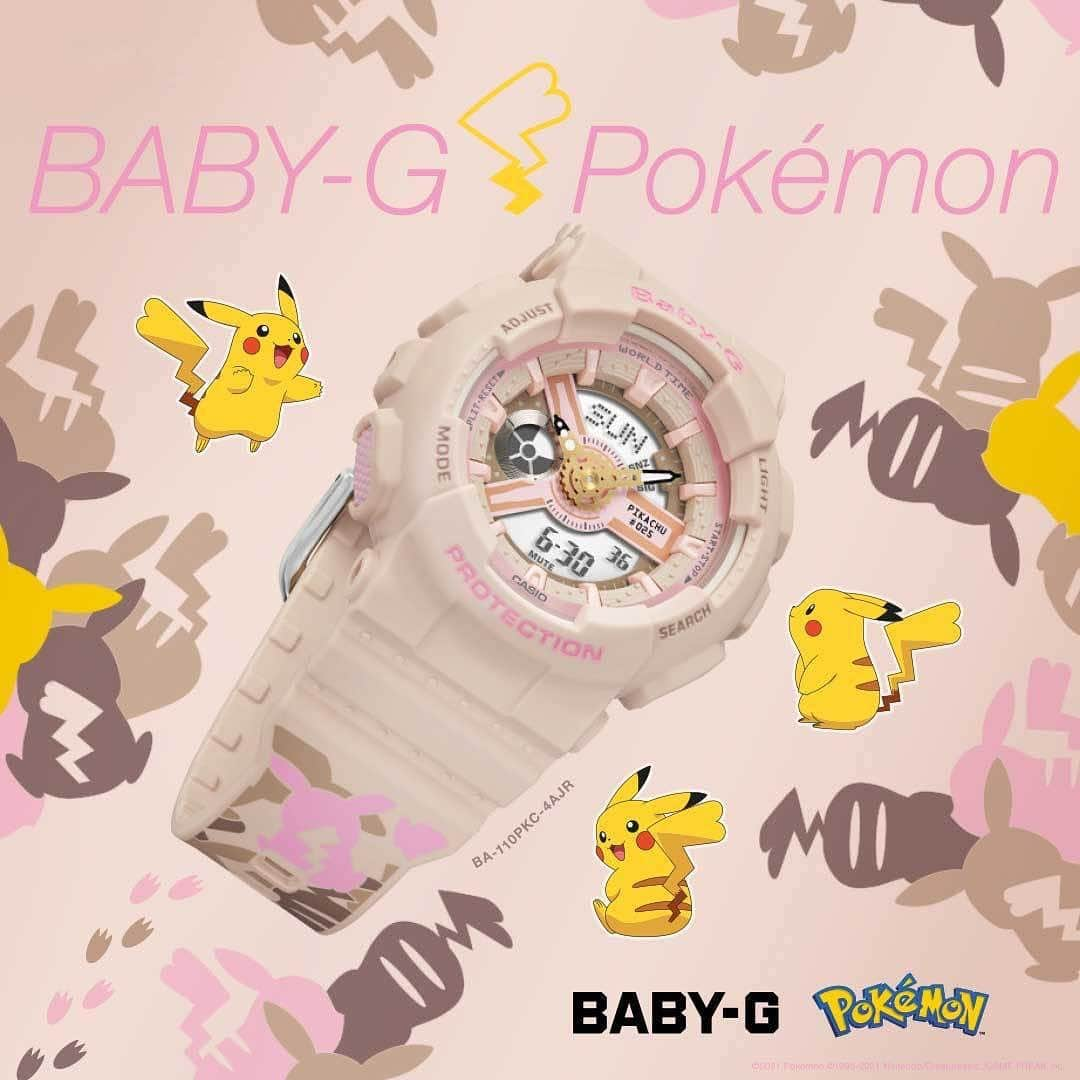 CASIO BABY-G Japan Officialさんのインスタグラム写真 - (CASIO BABY-G Japan OfficialInstagram)「大人気のBABY-Gとピカチュウのコラボモデル第2弾が登場❗️2月１日予約開始⚡️💕 . Model:BA-110PKC-4AJR \18,000+tax . #BABY_G #babyg_jp #GSHOCK #G_SHOCK #watch #腕時計 #CASIO #fashionista #instafashionista #ピカチュウ #ピカチュウグッズ #ピカチュウコラボ #ピカチュウ好き #pikachu #pokemon #ポケモン」1月20日 10時07分 - babyg_jp