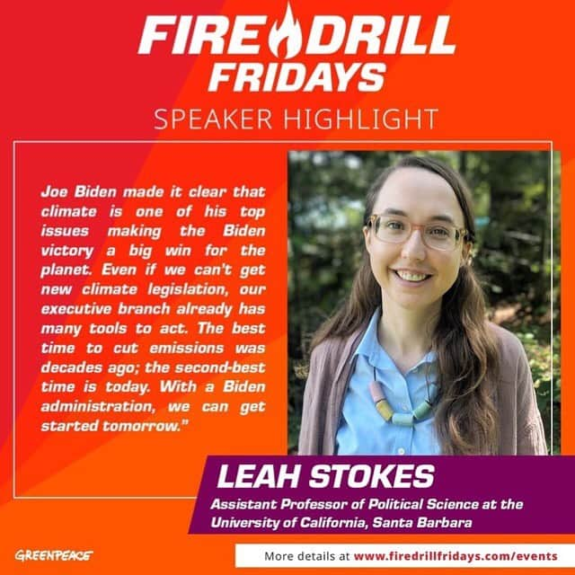 ジェーン・フォンダさんのインスタグラム写真 - (ジェーン・フォンダInstagram)「Repost from @firedrillfriday • FRIDAY! Join @Janefonda, @Greenpeaceusa, and Dr. Leah Stokes to discuss why the Biden Administration must end fossil fuel giveaways in order to provide the just and equitable relief, recovery, and clean energy future we desperately need! 🔺 RSVP at the link in our bio 🔺」1月20日 10時05分 - janefonda