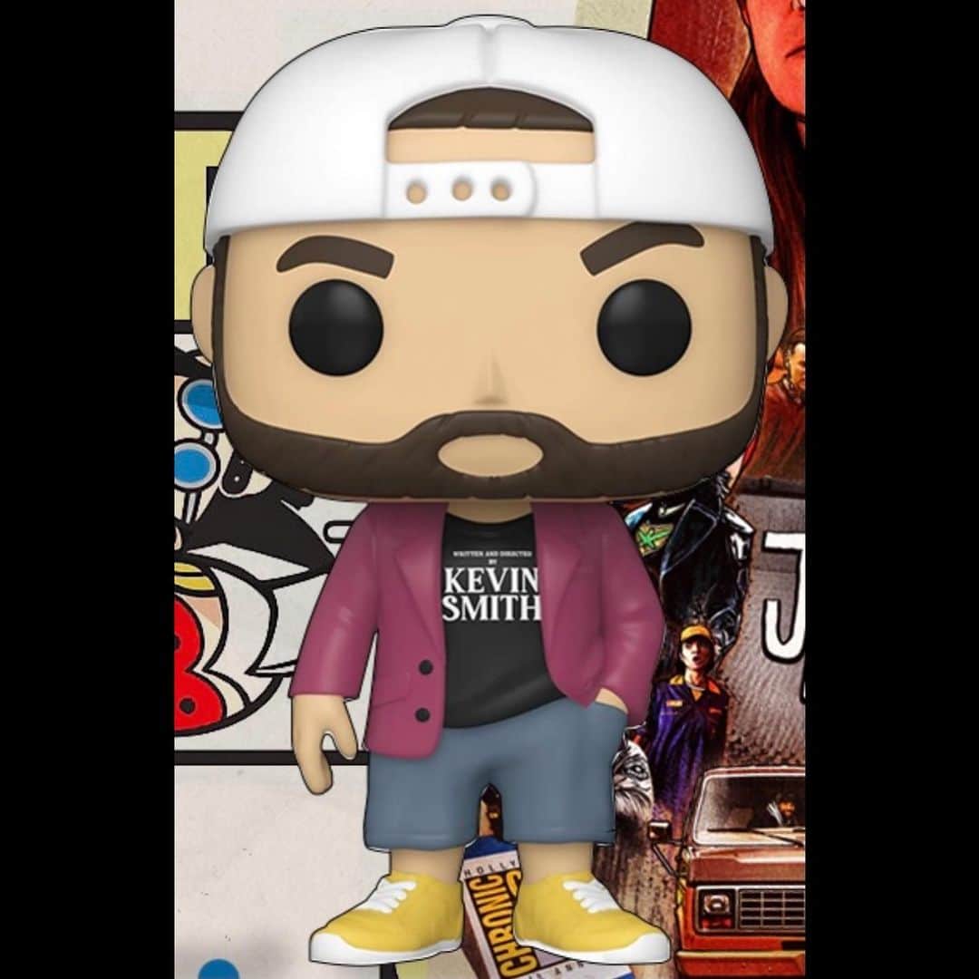 ケヴィン・スミスさんのインスタグラム写真 - (ケヴィン・スミスInstagram)「HOP ON POP! We’re selling signed Silent Bob and @thatkevinsmith @originalfunko Pops at the new @jayandsilentbob website (link in my bio)! These two figures mark the 9th and 10th Pops that have been made of both me and my character, so I love the folks at #funko! Heads-up: we have a limited number (1000 each) so since they’re signed, they’re gonna fly fast! Many thanks to @julian.cmo, @lucasguytaylor, and @chelsey_cole for unboxing this army of me so that all I have to do is write my name 2000 times! Get Popped at the new #jayandsilentbob website, and while you’re there, check out all the new (and old stuff) that @jaymewes and I are signing! Next week at the all new #JayAndSilentBob website: the return of #eJay, aka #AuctionsAskew! #KevinSmith #funkopop #silentbob #signed #pop #pops」1月20日 10時10分 - thatkevinsmith