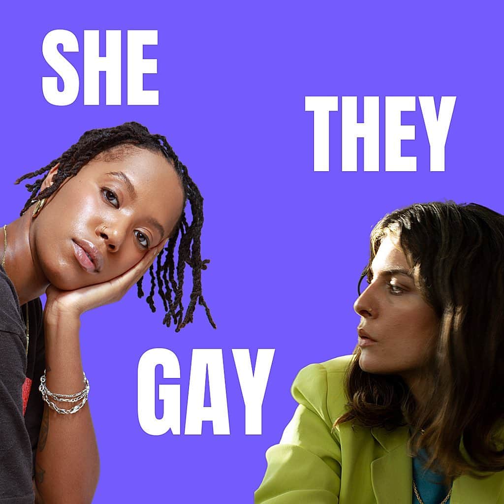 glorianotoのインスタグラム：「FEB 1st !!!! Find @she_they_gay_podcast wherever you listen to podcasts // a @noto_botanics production - edited / music by @shiva_linga_ 🙌」