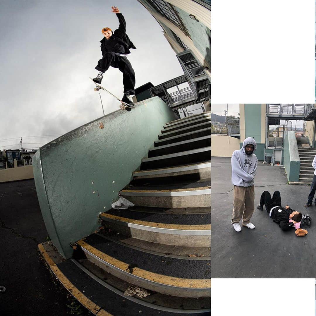 ヴィンセント・ミルウ のインスタグラム：「Knock out at clipper.  Hardway 180 sw five-0 in the latest @thrashermag. Photo : @danz  @pizzaskateboards Video coming soon 🍕」