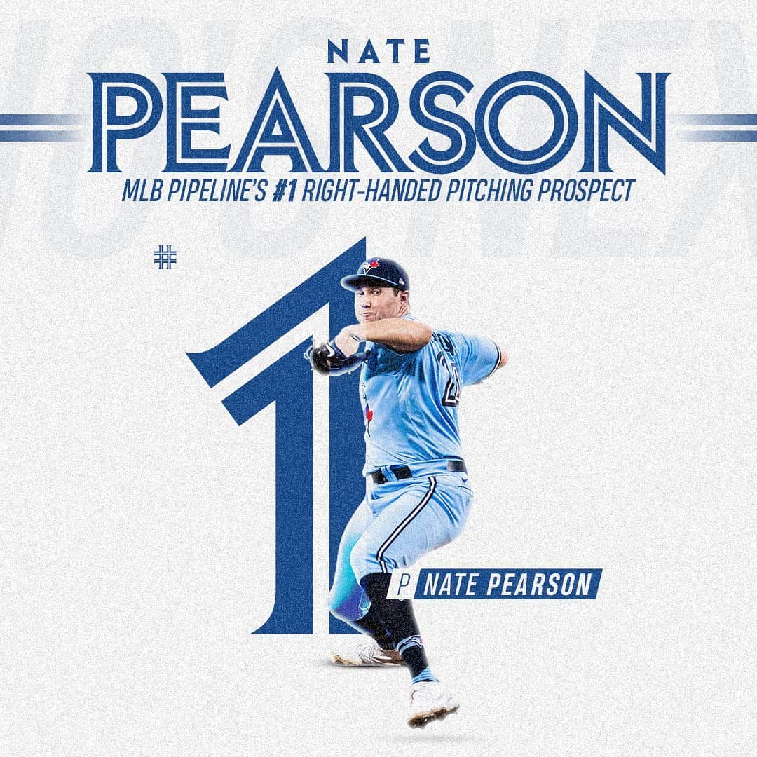 トロント・ブルージェイズさんのインスタグラム写真 - (トロント・ブルージェイズInstagram)「Big day for Big Nate 🔥 Your new #1 RHP prospect in baseball! 👏」1月20日 3時40分 - bluejays