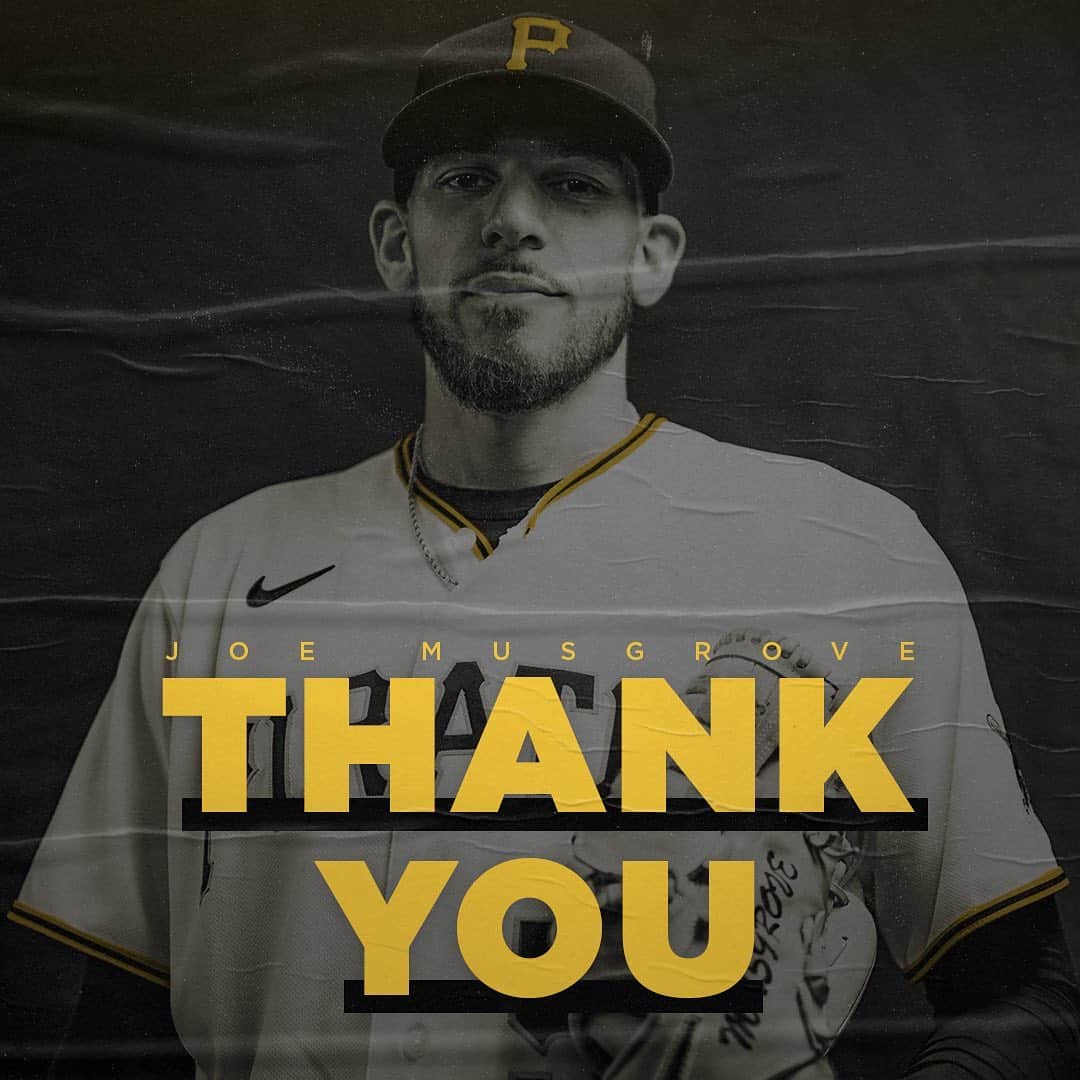 ピッツバーグ・パイレーツのインスタグラム：「For all of your hard work on and off the field, thank you.」