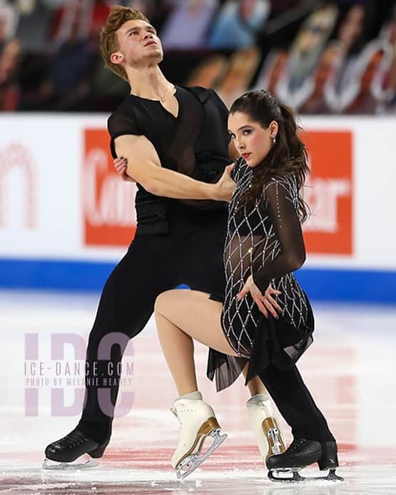 ロレイン・マクナマラのインスタグラム：「We are so proud of our two skates at #ToyotaUSChamps21 and all that we have accomplished in just six months! Can’t wait for all that is to come and know it will be great👏     Thanks so much to everyone @usfigureskating and @orleansarena for making last week possible and allowing us to compete in a safe environment. Any chance we get to perform is one that we cherish✨  .  .  #usfigureskating #teamusa #uschamps #lasvegas #icedance #dance」