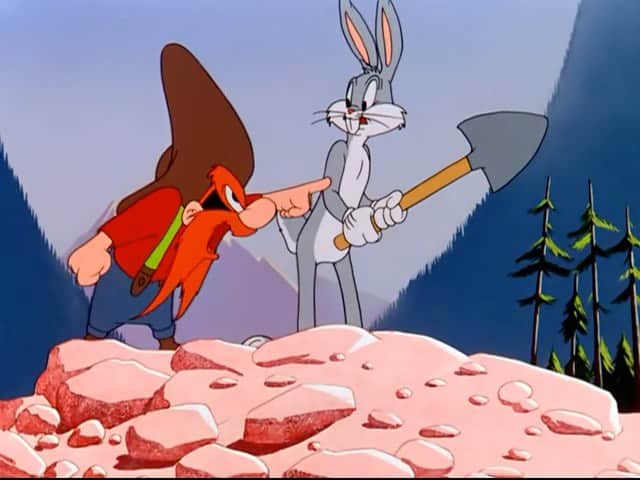のインスタグラム：「#looneytunes #cartoon #warnerbros #best #childhood #bugsbunny #yosemitesam @bestcartoonstv」