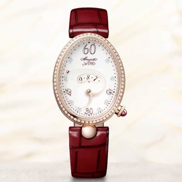 WATCHMANIAのインスタグラム：「Valentine’s Day is around the corner. Just sayin. @montresbreguet #reinedenaples  #valentinesday」