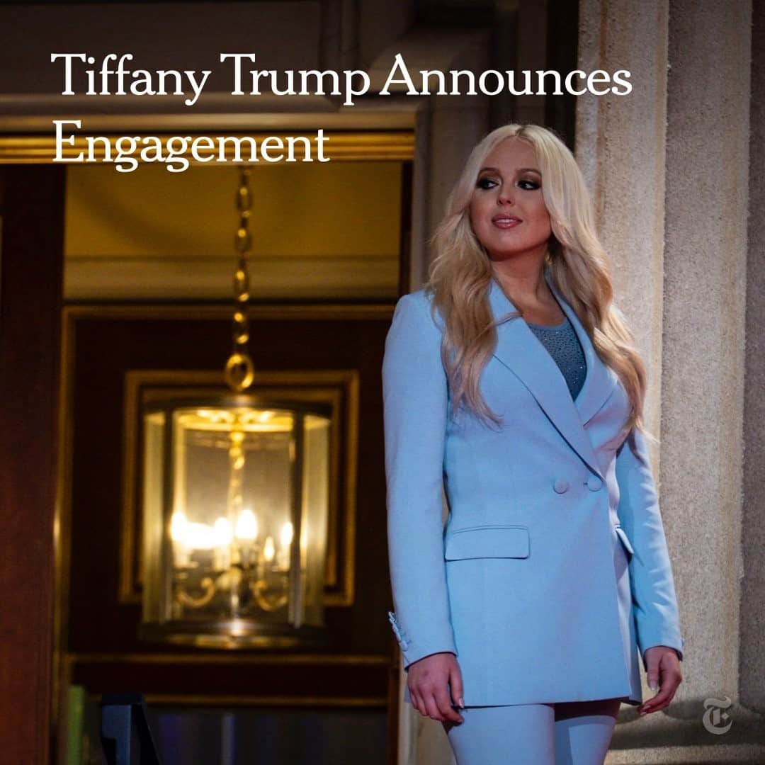 のインスタグラム：「How do you upstage your father's last day as President? Announce your engagement.」