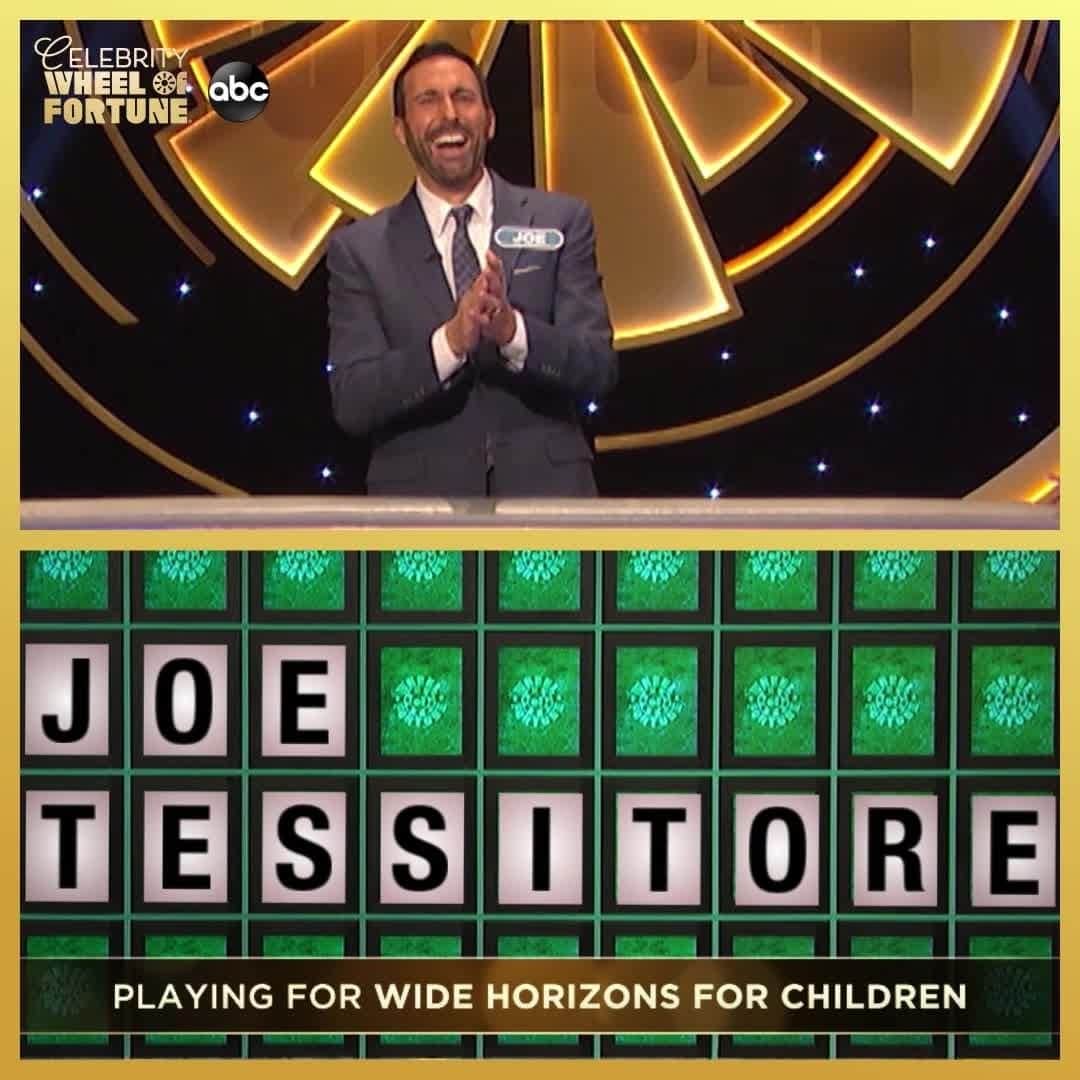 アメリカン・ブロードキャスティング・カンパニーのインスタグラム：「Rounding out this week's amazing celebrity contestants is @holeymoleyabc's @joetessespn! He plays for @widehorizonsforchildren on #CelebrityWheelOfFortune THURSDAY on ABC.」