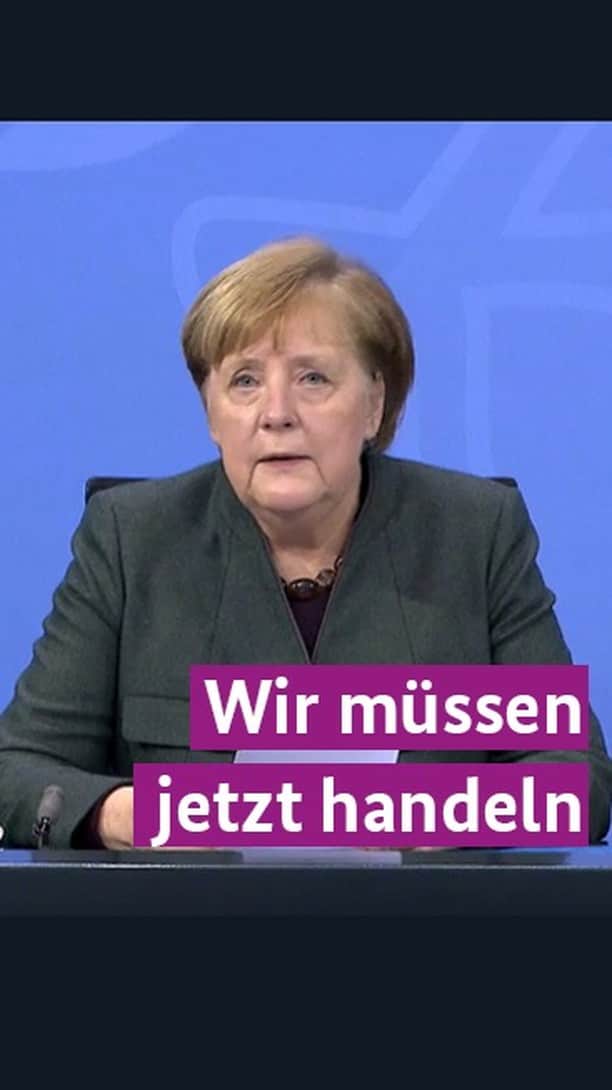 アンゲラ・メルケルのインスタグラム：「Kanzlerin Merkel: Die Zahl der Corona-Neuinfektionen ist zurückgegangen. Das macht uns Hoffnung. Die Virus-Mutation aber birgt eine große Gefahr. Jetzt ist die Zeit, dieser Gefahr vorzubeugen.   #Corona #Coronavirus #Pandemie #Covid_19 #Politik #Kanzlerin #Merkel」