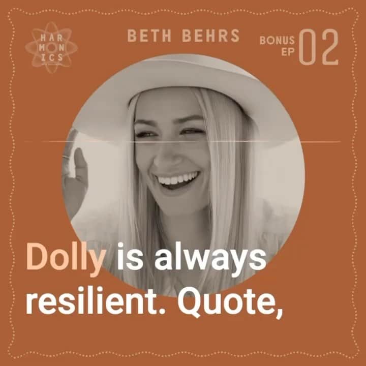 ベス・ベアーズのインスタグラム：「Happy birthday @dollyparton ! We've dropped a very special mini-sode of @harmonicspodcast for you on your birthday with all the things I've learned from you over the years! Here's to having you on the show soon...  @harmonicspodcast  @thebluegrasssituation  @amyrjacobs  @chrisjacobsisawesome」