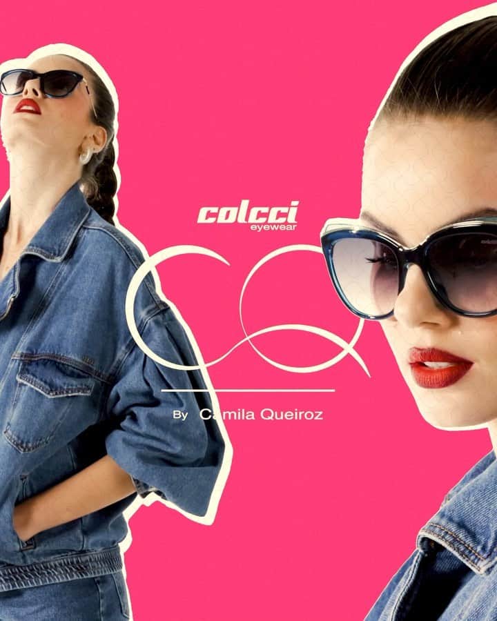 Camila Queirozのインスタグラム：「Eu sempre sonhei em ter a minha própria coleção de óculos. Eu acredito que o óculos é um dos principais acessórios na hora de montar o seu look e mostrar a sua personalidade. Pra mim é uma honra apresentar para vocês essa coleção.  Eu garanto que vem muito mais por aí!  Obrigada time ❤️ @colccieyewear  Foto @lufreee  Make @silviogiorgio  Styling @julianoezuel  Vídeo @carlosqueirozi  Direção criativa @viddoart  Cenário @titinaleao  Produção @13thprod  #colccieyewearbycq 🤓」