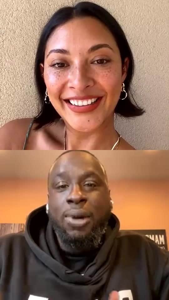 ジョーディン・テイラーのインスタグラム：「[[skip to 1:30 to avoid my awkwardness]] Today I sat down with Joseph Bradford III to discuss our January highlighted non-profit B.A.R.E Truth Inc. @official_bare_truth   Join us Sunday Jan 24th and Sunday Jan 31st as we provide food, water and friendship to the homeless community on Skidrow  Link in bio to donate!」