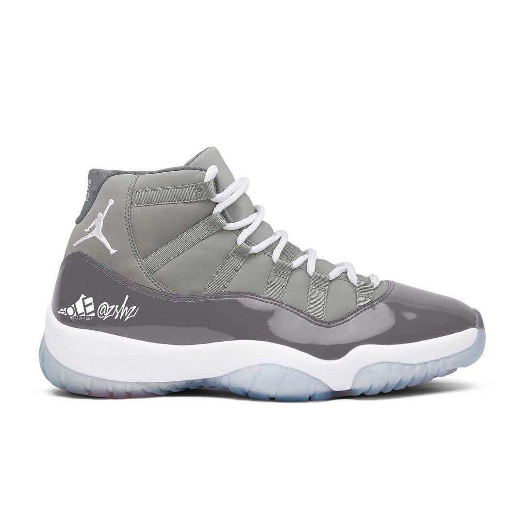 Sneakgalleryのインスタグラム：「The Air Jordan 11 #CoolGrey is expected to return on December 11, 2021. This year marks the 20th anniversary of the colorway’s release.」
