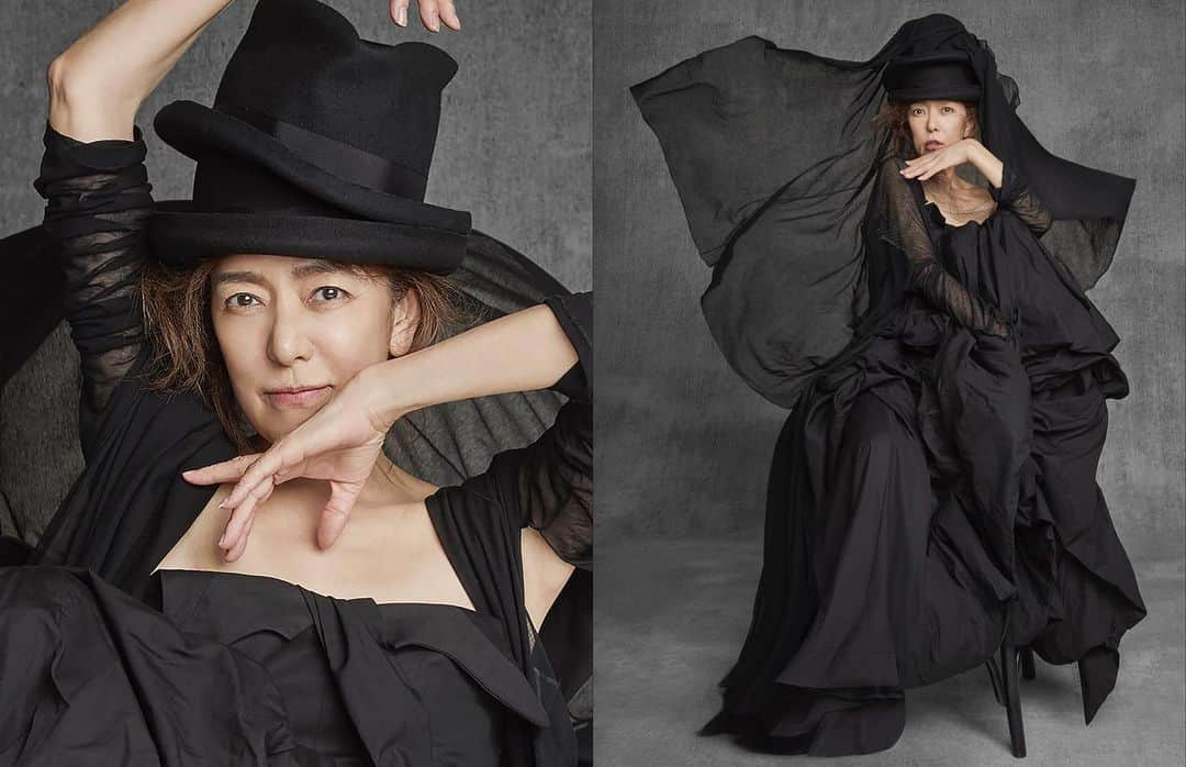 レスリー・キーさんのインスタグラム写真 - (レスリー・キーInstagram)「ASAMI KOBAYASHI x Yohji Yamamoto  The Eternal Venus  小林麻美・永遠の女神  Photographed by @lesliekeesuper  Wardrobe @yohjiyamamoto.tokyo  Editor @takagiwa.k  Hair @twiggy.miho  Makeup @coco_ikuko    #小林麻美 #asamikobayashi #yohjiyamamoto #永遠の女神 #yuming #ユーミン #雨音はショパンの調べ」1月20日 8時35分 - lesliekeesuper