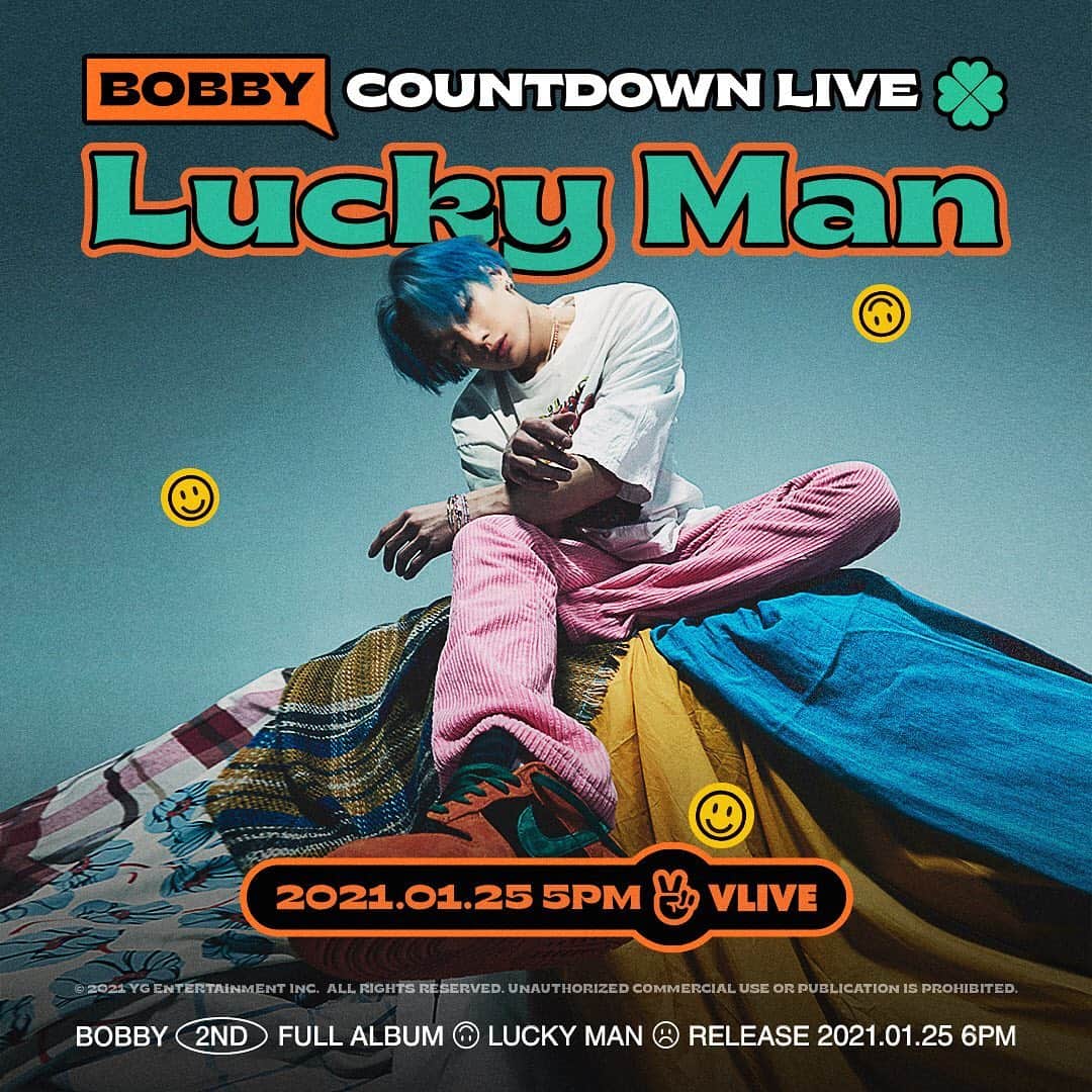 iKONさんのインスタグラム写真 - (iKONInstagram)「BOBBY [LUCKY MAN] COUNTDOWN LIVE  #BOBBY #바비 #iKON #아이콘 #LUCKYMAN #COUNTDOWNLIVE #20210125_5PM #VLIVE #2ndFULLALBUM #LUCKYMAN #TITLE #야우냐 #U_MAD #RELEASE #20210125_6PM #YG」1月20日 9時00分 - withikonic