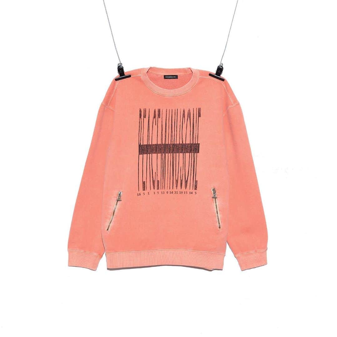 PEACEMINUSONEのインスタグラム：「PMO®➖CREW NECK #1 SALMON」