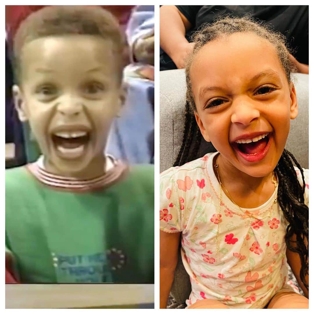 エイヨシャ・カレーのインスタグラム：「How I feel about tomorrow! 😆😆😆@stephencurry30 x Ryan Carson.」