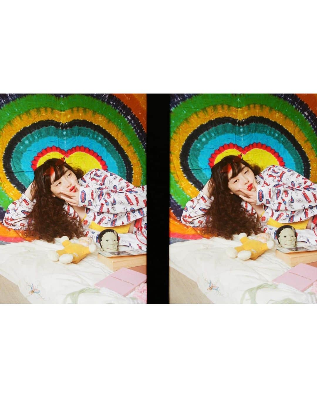 板橋よしえのインスタグラム：「. 続々とSpring Collectionが発売になっています🌈 ぜひSHOP & WEB STOREをチェックしてみてね❤️ #candystripper」