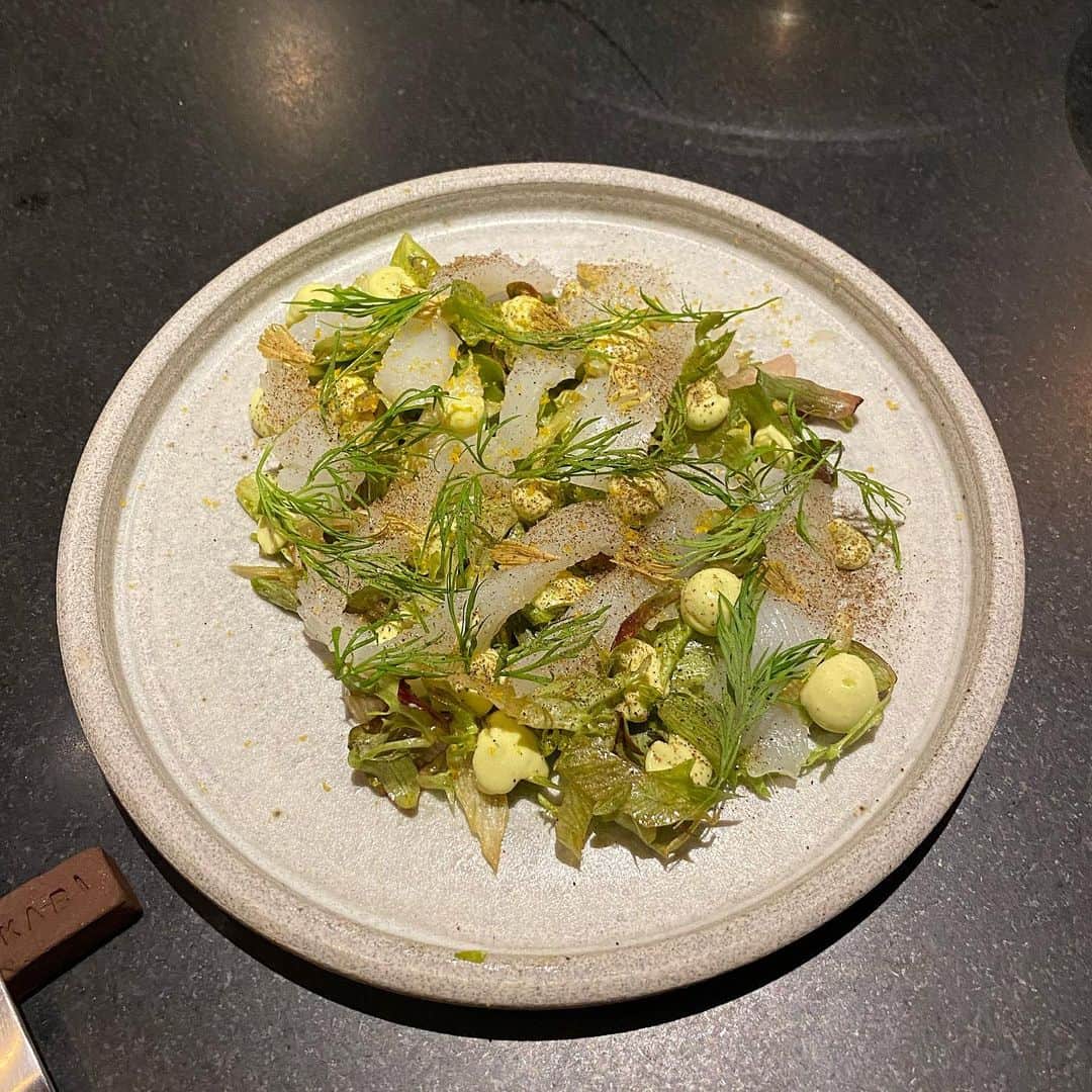 植村麻由さんのインスタグラム写真 - (植村麻由Instagram)「この前の @restaurantkabi 🍷 いつなにを食べても美味しい…」1月20日 16時44分 - oeufmayu