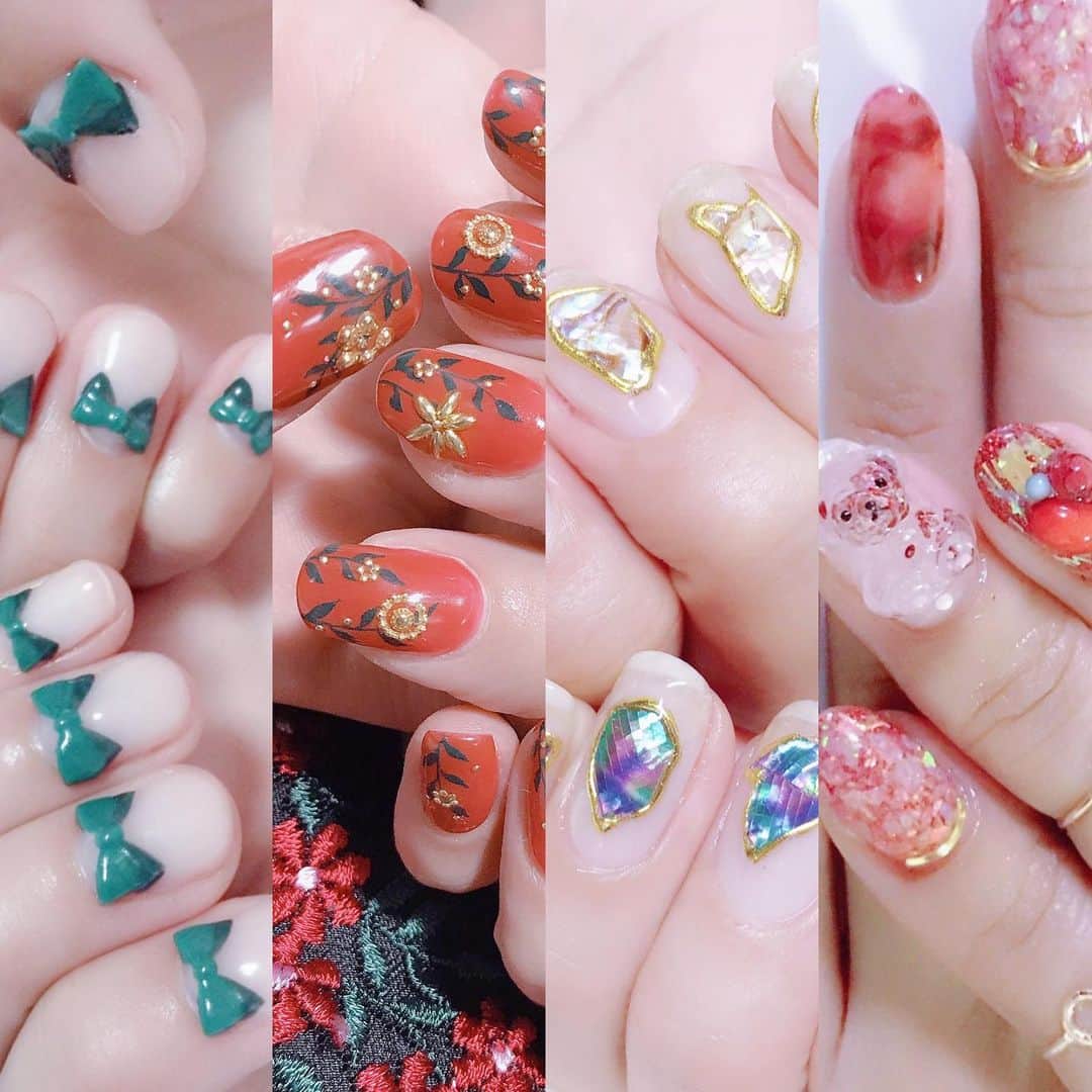 なかやまちえこのインスタグラム：「お気に入りの個性派ネイル⠀ ⠀ #nail #nails #nailart #ネイル #美甲 #ネイルアート  #japanesenailart #manucure #japanesenails #manicurist #gelnails #أظافر #네일아트 #미용 #vẽmóng #ngườiđẹp  #เพ้นท์เล็บ #искусствоногтя #artedeuñas #เพ้นท์เล็บเจล #ジェルネイルデザイン #ネイルデザイン #senikuku #nagelkunst #個性派ネイル」