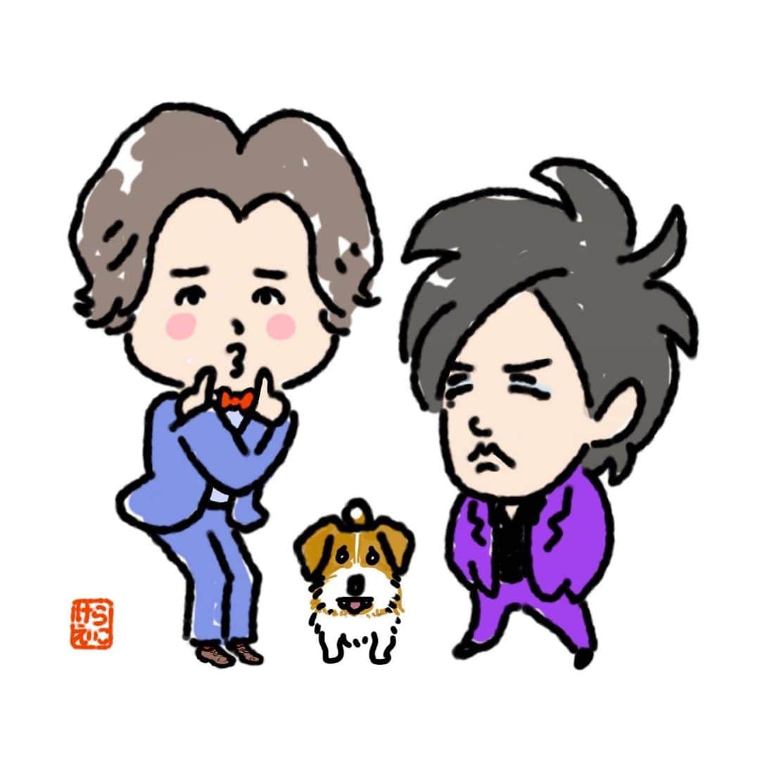 けらえいこのインスタグラム：「ぺこぱの似顔絵描いたので貼っときます。  #ぺこぱ #のすけ #西武ファンがロッテファンを応援？ #悪くないだろう」