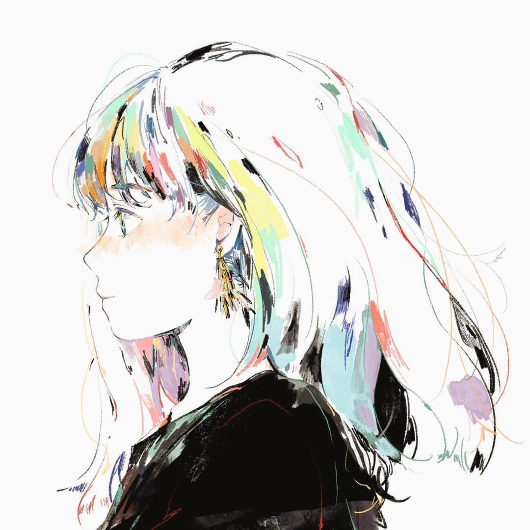 足立佳奈のインスタグラム：「新曲「まちぼうけ」 やっと言えました。 2/3(水)配信リリースします。  叶わない切ない恋です。 1番になれなくても、 それでも側にいたいと思ってしまう。 両想いになるって難しいね。  はじめのワンフレーズから音が鳴りやむ最後までこだわりました。はやくきいてほしい。はやく歌いたい。2月3日です。まっててね！  ジャケットはイラストレーターの「ゆの」さんに描いていただきました！！✏️すてきな色彩ですよね！！  #新曲 #まちぼうけ」