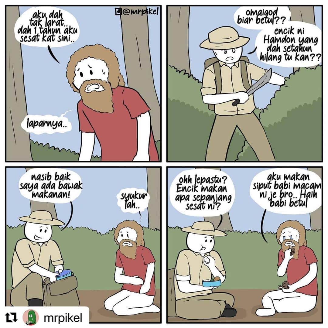 Koleksi Komik Malaysiaさんのインスタグラム写真 - (Koleksi Komik MalaysiaInstagram)「#Repost @mrpikel with @make_repost ・・・ SESAT⁣ ⁣⁣⁣⁣⁣⁣⁣⁣⁣⁣⁣⁣⁣⁣⁣⁣⁣ #komikmalaysia #gengkomikdigital #gengkomik #komiklawak #lawak #komik #kelakar #koleksikomik #komikmelayu #deep #pencurikomik #lawakdeep #lawaking #lawakkeder #lawakhangit #koleksikomik #mrpikel⠀」1月20日 18時43分 - tokkmungg_exclusive