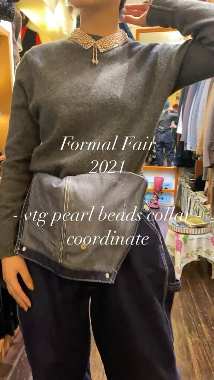 NUTTY Vintage&Collectibleのインスタグラム：「💐 Formal Fair 💐 1/18(mon)~ ☑︎ヴィンテージジュエリーALL10%OFF  -vtg pearl beads collar- coordinate 特集＊」