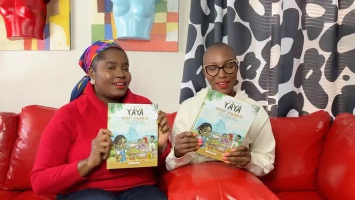 ワイクリフ・ジョンのインスタグラム：「As we celebrate the first Woman Vice President I also wanna celebrate my Haitian sisters that have written a children’s book in English  Creole @the_adventures_of_yaya Authors: @iamtico and @ngbel  Illustrator: @bousiko」