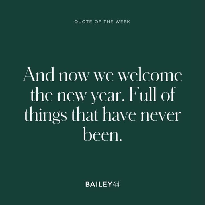 ベイリー44さんのインスタグラム写真 - (ベイリー44Instagram)「“Cheers to a new year and another chance for us to get it right.” - Oprah Winfrey⁠ ⁠ #BAILEY44 #B44STYLE」1月21日 5時01分 - bailey44