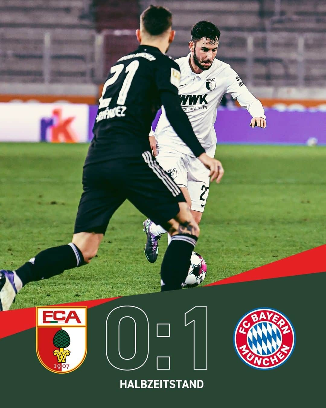 FCアウクスブルクさんのインスタグラム写真 - (FCアウクスブルクInstagram)「Der Einsatz stimmt, das Ergebnis noch nicht - nach dem frühen Elfmeter liegen wir 0:1 zurück. #FCA #fcaugsburg #fcaugsburg1907 #FCAFCB」1月21日 5時19分 - fcaugsburg1907