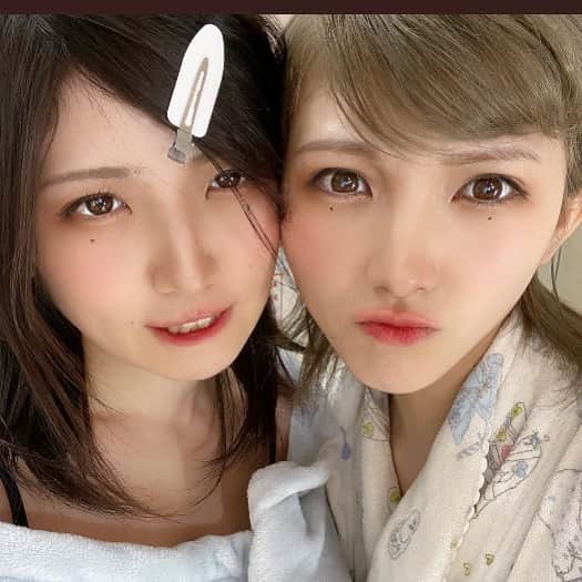 双木昭夫のインスタグラム：「今日の双木のお仕事は涙ホクロ付けさせて頂きました💖#村山彩希 #岡田奈々」