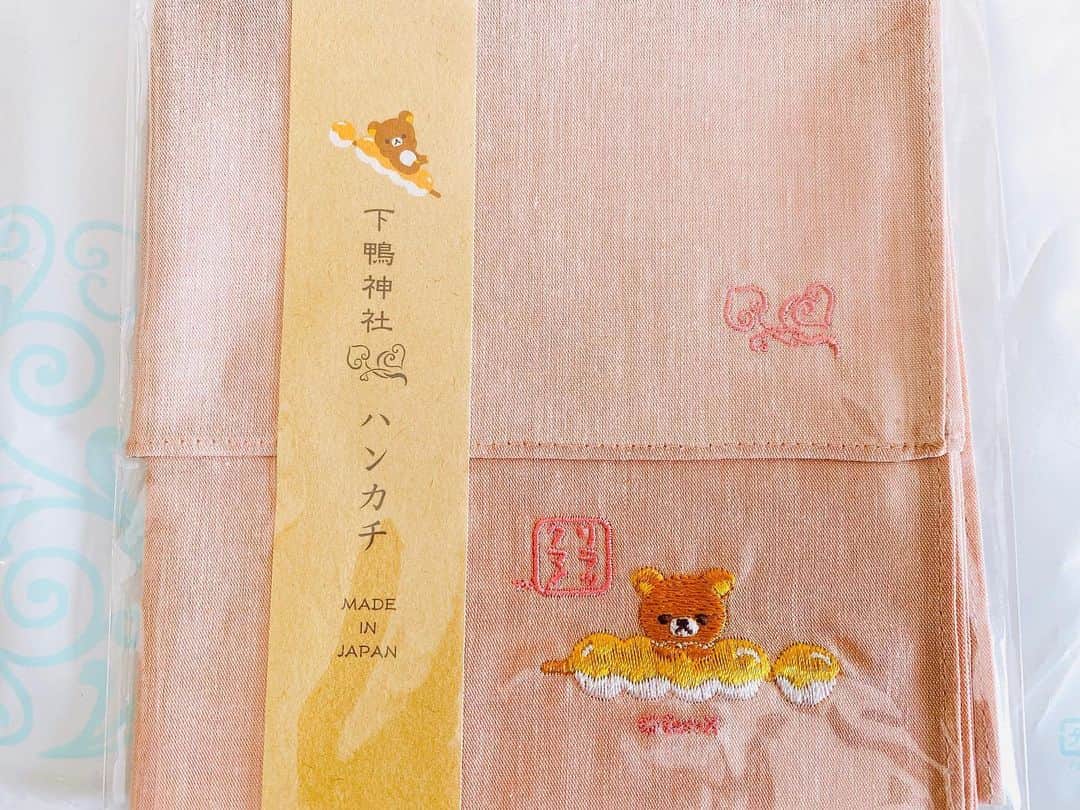 倉田雅世のインスタグラム：「少し前に、順ちゃん@NODA_JUN からもらった❣️ めちゃくちゃかわええ。 #下鴨神社 #リラックマ」