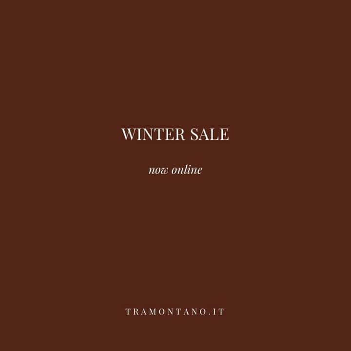 トラモンターノのインスタグラム：「All you need is now on sale! ✨  www.tramontano.it」