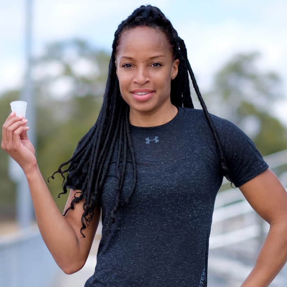 ナターシャ・ヘイスティングスのインスタグラム：「With so much on my plate, I aim to keep things simple! With up to 12 hours of leak-free protection, @thedivacup is COMFORTABLE and gives me the freedom to focus on training worry-free! Made with the best ingredients (medical-grade silicone), reusable, and cost-effective, I am completely confident in this choice for me and my menstrual cycle! The #DivaCup is now available online at www.ShopDiva.com as well as some of your local drug stores. Use NATASHA25 for a discount off your first online purchase on ShopDiva. #TryDivaCup #DivaPartner」