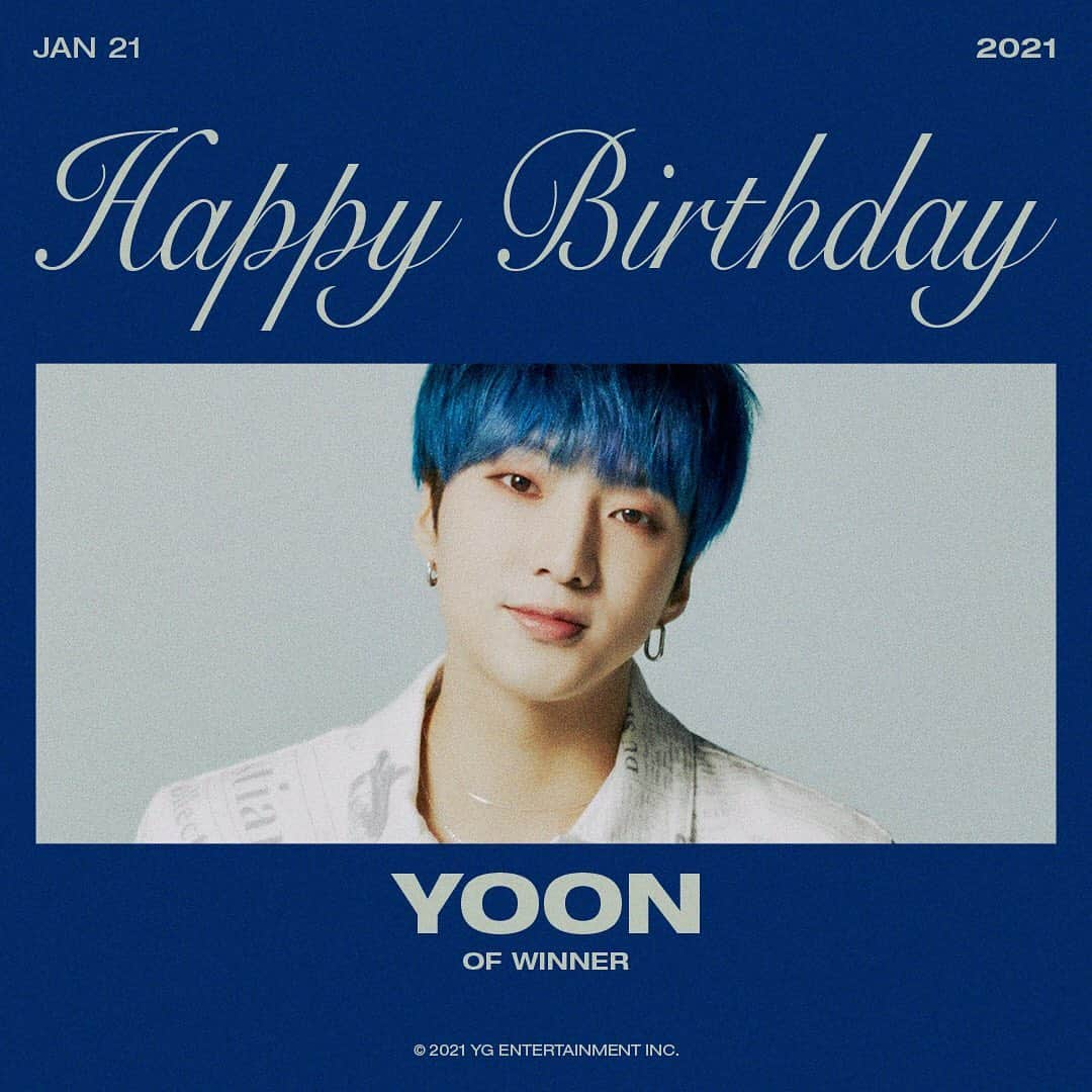 WINNERのインスタグラム：「[YOON] HAPPY BIRTHDAY 🦊  ⠀ #WINNER #위너 #YOON #강승윤 #HAPPYBIRTHDAY #20210121 #YG」