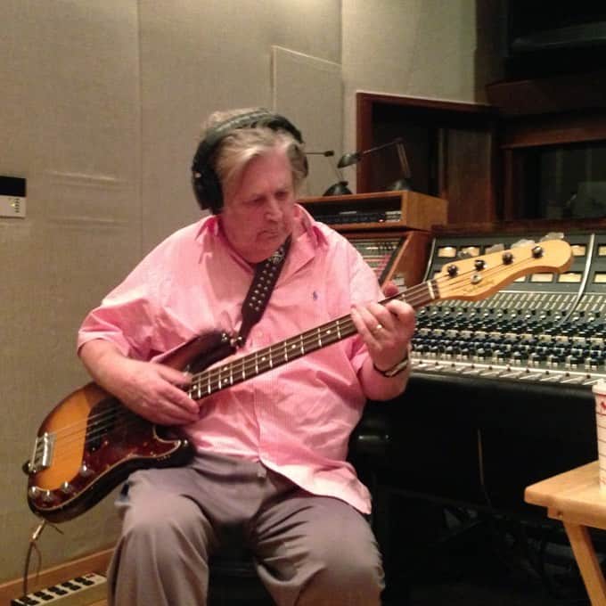ブライアン・ウィルソンさんのインスタグラム写真 - (ブライアン・ウィルソンInstagram)「April 2014: Brian recording a bass track during the No Pier Pressure album sessions.  #2014 #nopierpressure #bass #recording」1月21日 0時12分 - brianwilsonlive