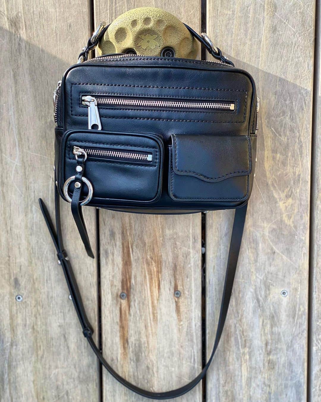 レベッカミンコフのインスタグラム：「Won’t go anywhere without her 🖤」