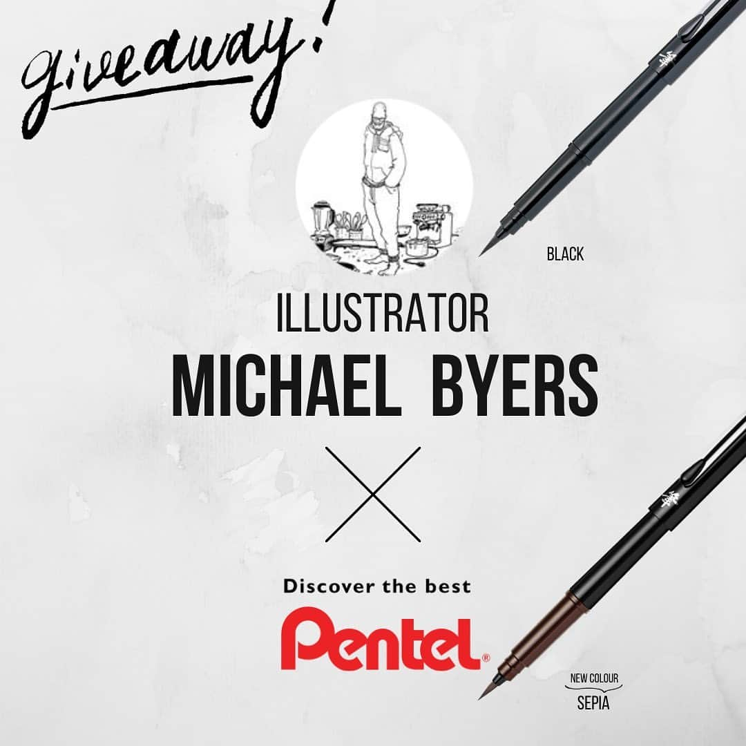 Pentel Canadaさんのインスタグラム写真 - (Pentel CanadaInstagram)「🔔Giveaway Closed🔔  We've teamed up with a talented Canadian illustrator Michael Byers (@michaelbyers) for a giveaway of Pocket Brush 2 colours set (Black & New Sepia colour) to 3 winners! .⁠ [How to enter]⁠ 1.𝐅𝐨𝐥𝐥𝐨𝐰 ➡️ @michaelbyers & @pentelcanada⁠ 2.𝐋𝐞𝐚𝐯𝐞 𝐜𝐨𝐦𝐦𝐞𝐧𝐭 on Michael Byers's (@michaelbyers) giveaway post ⁠  [Note]⁠ - The lucky winners will be tagged on the giveaway post on Michael Byers's (@michaelbyers) ⁠and a story of @pentelcanada⁠! - Sorry! This giveaway is Canada residents only🇨🇦⁠ - Giveaway is in no way associated with Instagram⁠  #giveawayalertcanada #giveawaycanada #giveawaycanadaonly #pentelbrushpen #pentel #blackinkart #sepiaink #brushpen #brushpenart #brushart #illustrationartists」1月21日 1時15分 - pentelcanada