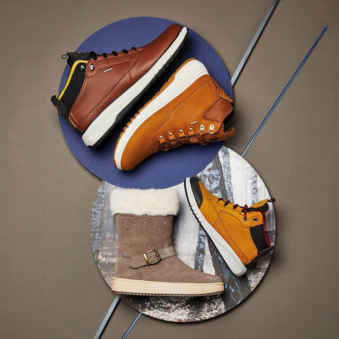 ジェオックスのインスタグラム：「Get ready for some fun. Express your worlds with our winter collection, online on geox.com or in all our shops.  ​ ​ ​#geox #geoxshoes #ExpressYourWorlds」
