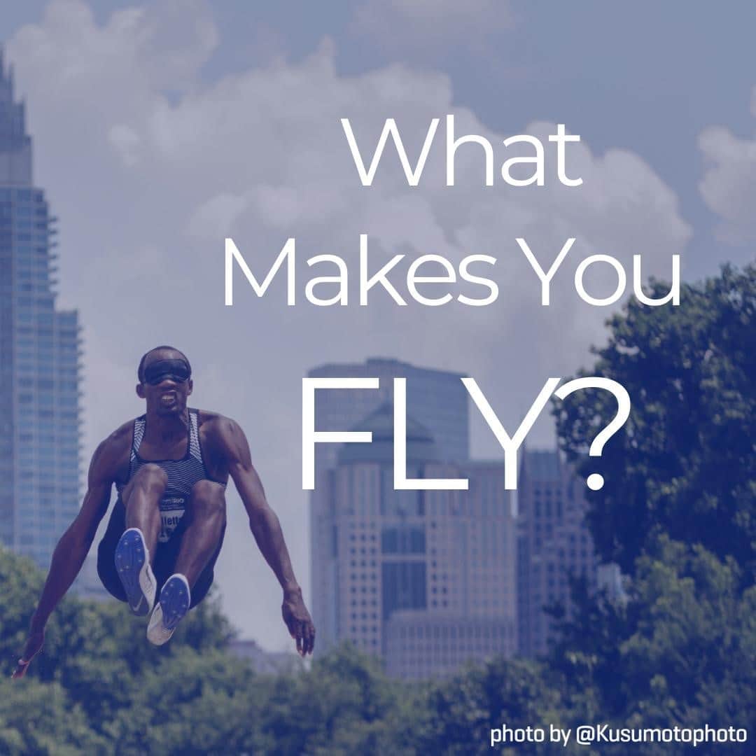 レックス・ジレットのインスタグラム：「What, or who, gives you wings? What motivates you to be your best self? I really want to know! Please like, share and comment and I will select the top three Instagram answers on 1/26. Those lucky three will get an autographed copy of my new book, FLY!  Check out my book! 📕 Link in bio👆  Image: Lex long jumping through the air. Copy: What makes you fly?  #Fly! #Whatmakesyoufly #lexgillette #Motivation #beyourbestself #leadership #personaldevelopment #goals」