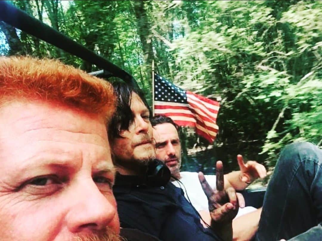 ノーマン・リーダスのインスタグラム：「🇺🇸」