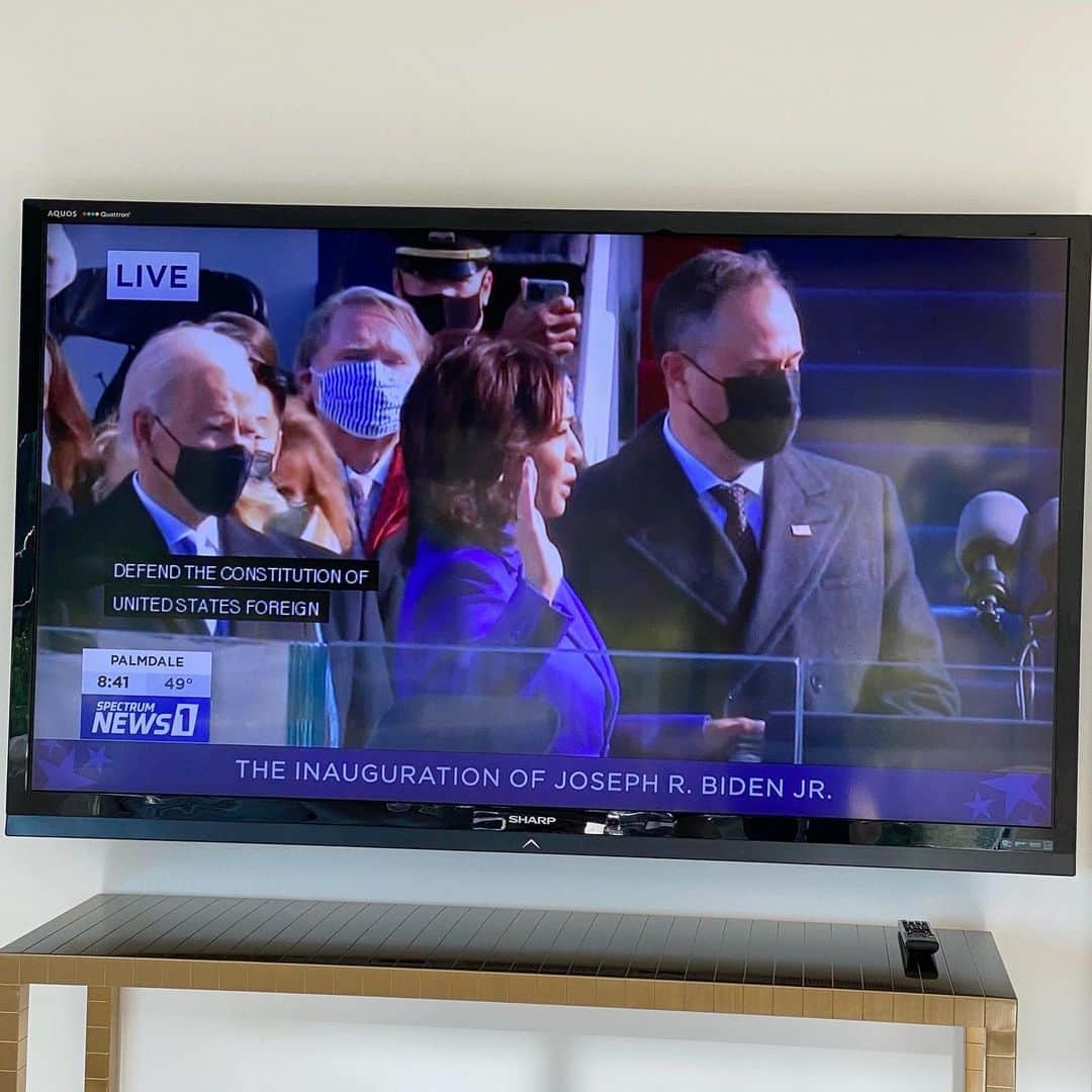 ドルフ・ラングレンのインスタグラム：「Big congratulations to Joe Biden and Kamala Harris. Time for unity!🙏🏻🇺🇸🎉」
